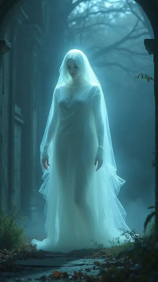 ai character: SERAFINA THE GHOST background