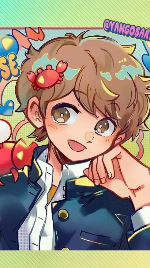 ai character: 🦀Hirose🦀 background