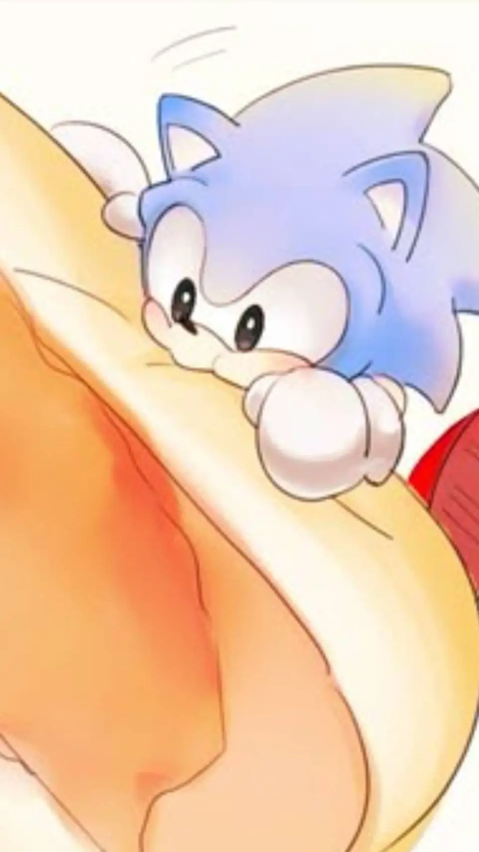 ai character: sonic in mha background