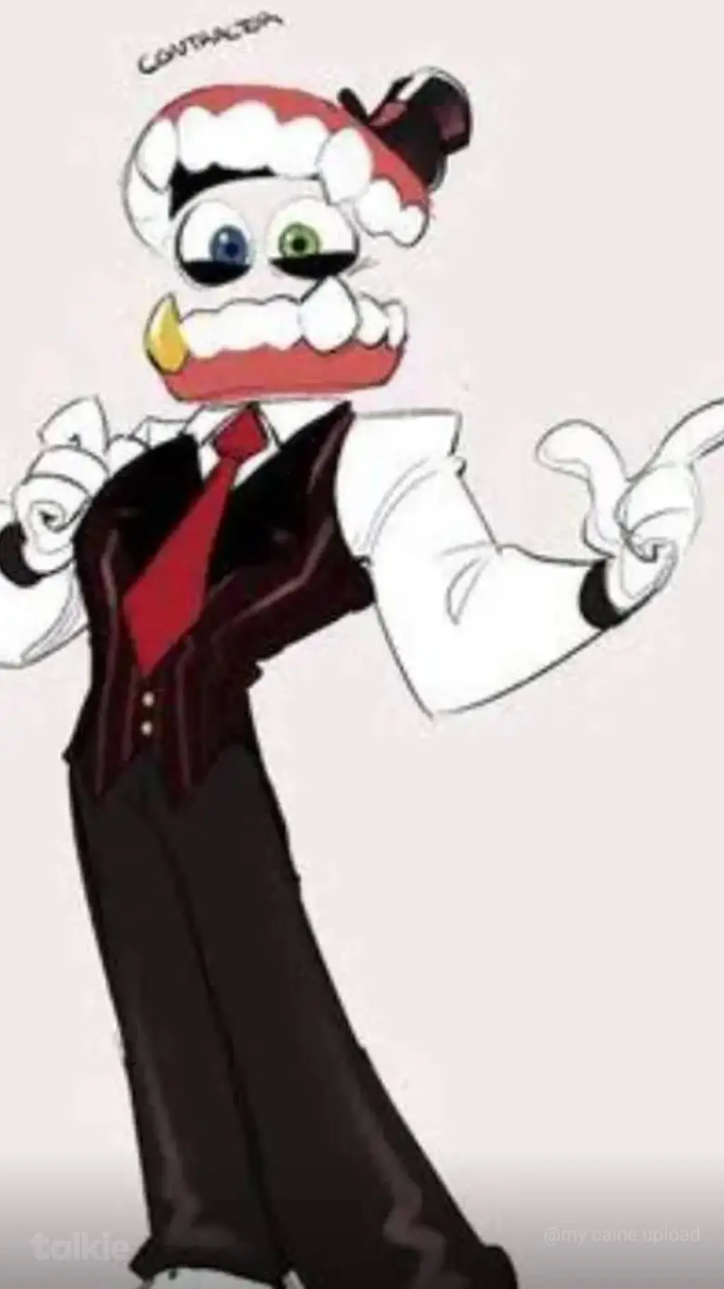 ai character:  caine:3 background