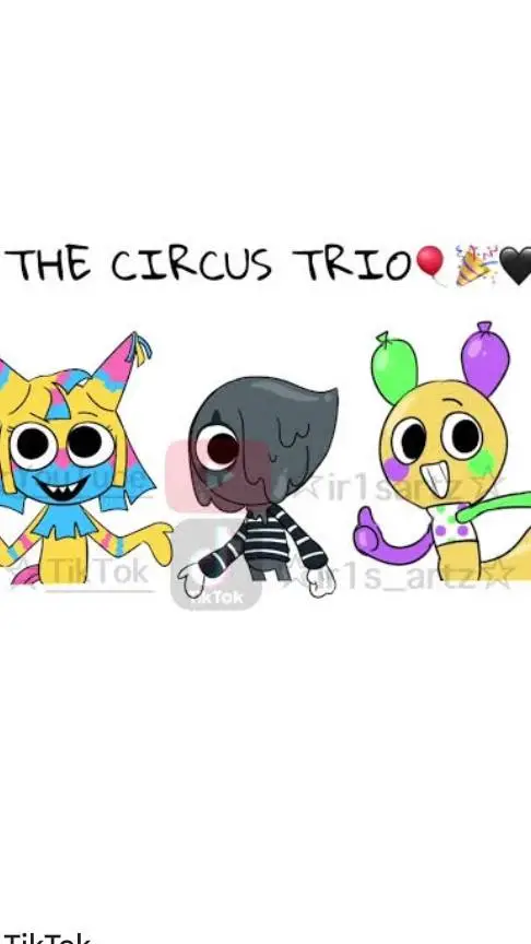 ai character: little circus :) background
