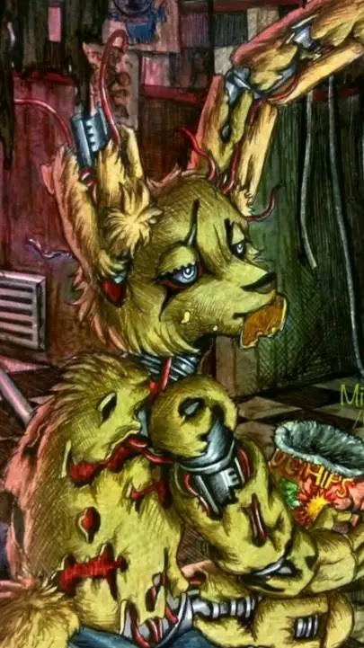 ai character: FNaF Animatronics background