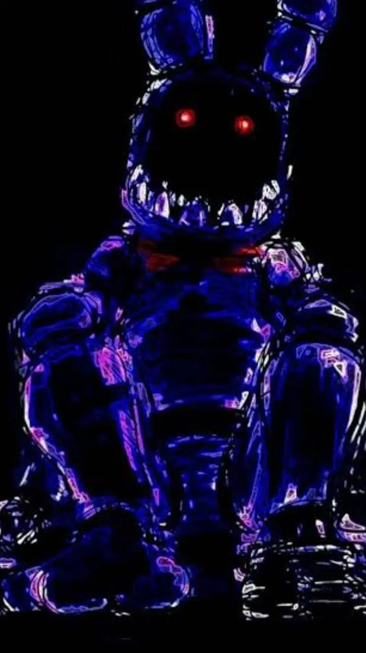ai character: withered bonnie  background