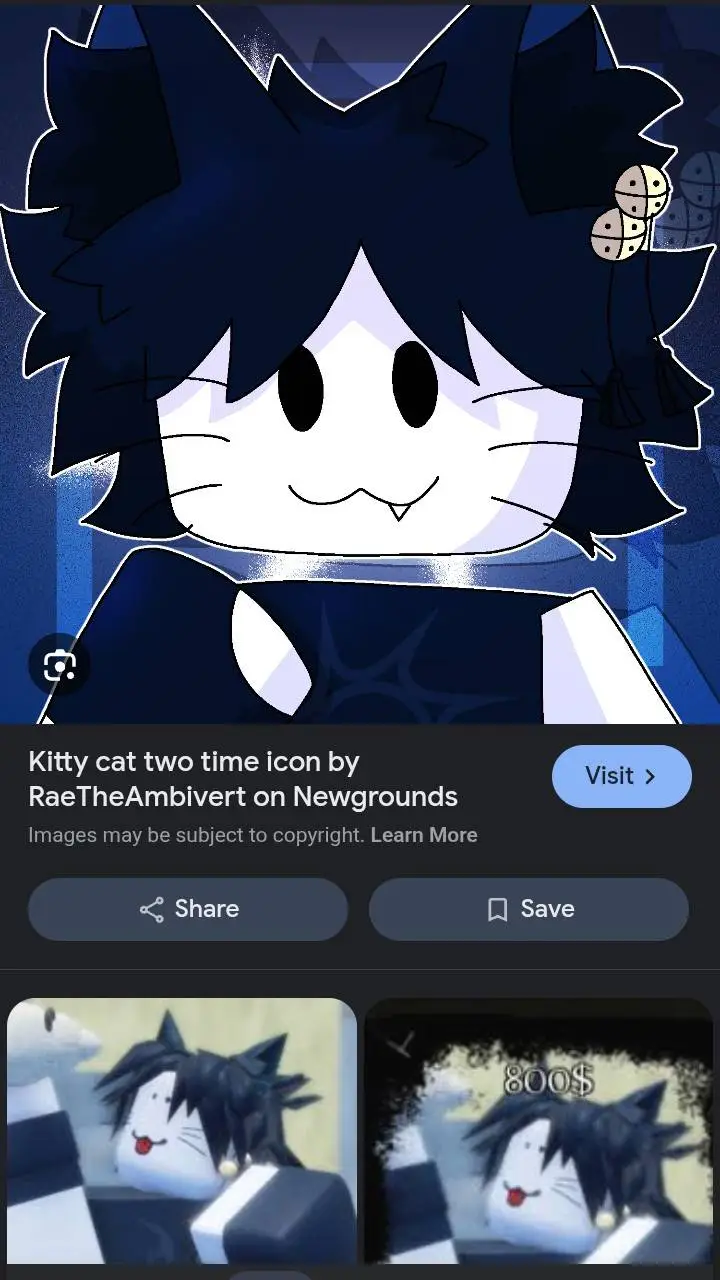 ai character: Two-Time (kitty) background