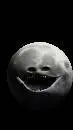 ai character: THE MOON WAKES UP background
