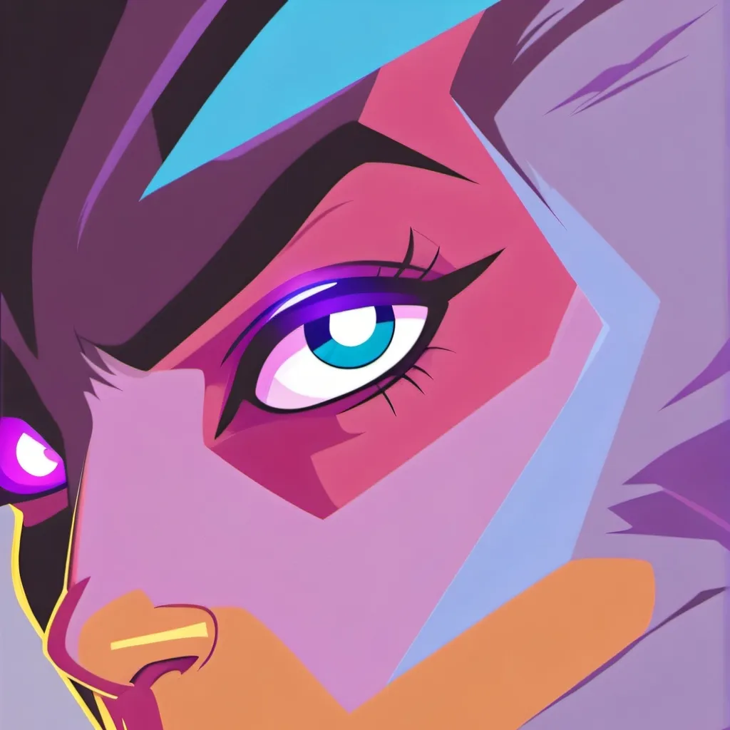 chat with ai character: Glow eye check