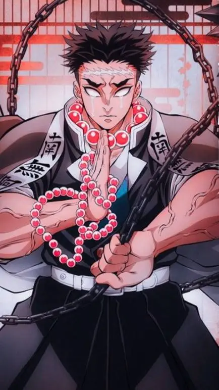 ai character: gyomei himejima  background