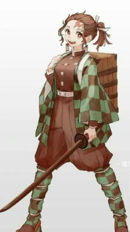ai character: tanjira kamado background