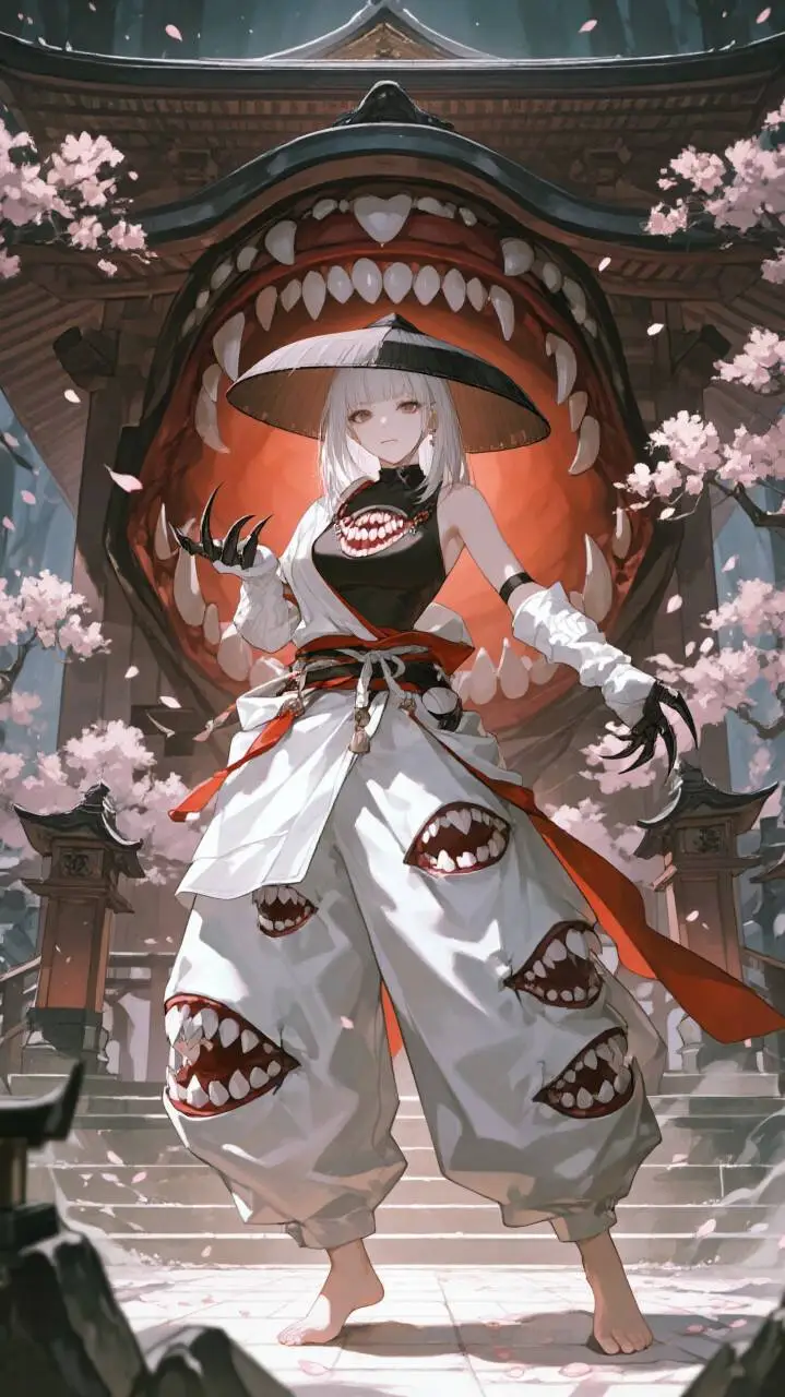 ai character: Koume Iguchi  background