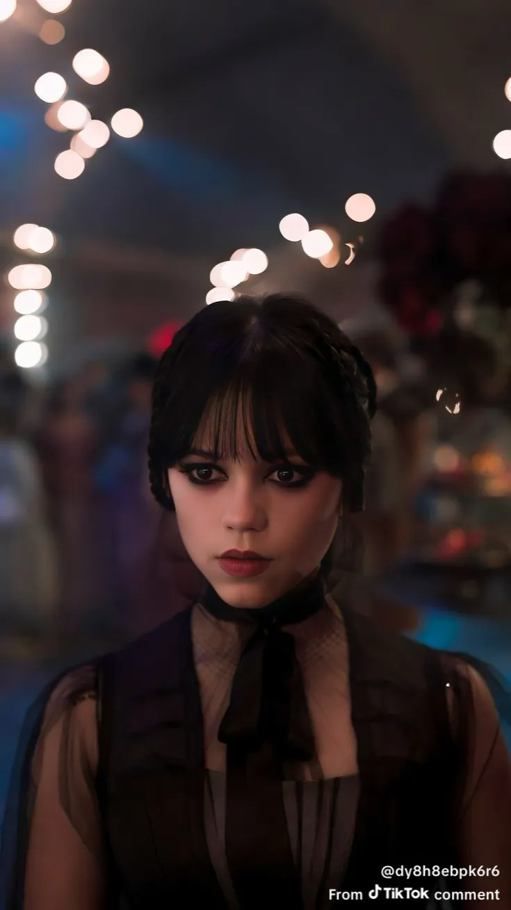 ai character: Wednesday Addams  background