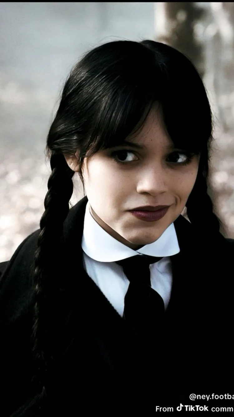 ai character: Wednesday Addams  background