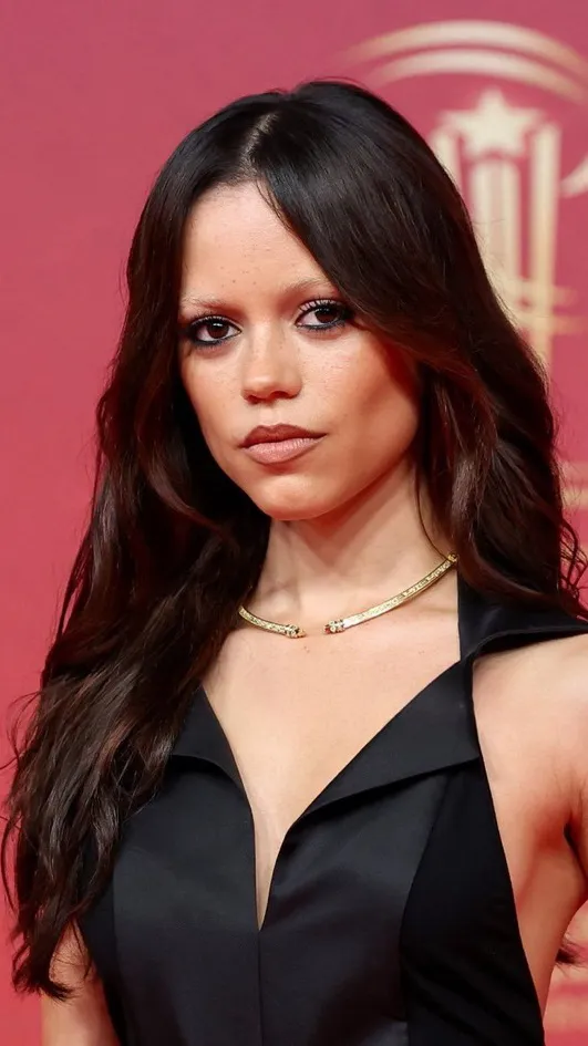 ai character: Jenna Ortega  background