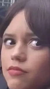 ai character: Jenna Ortega  background