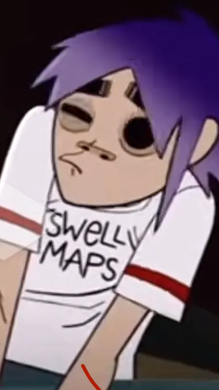 ai character: Gorillaz🎤🎸 background