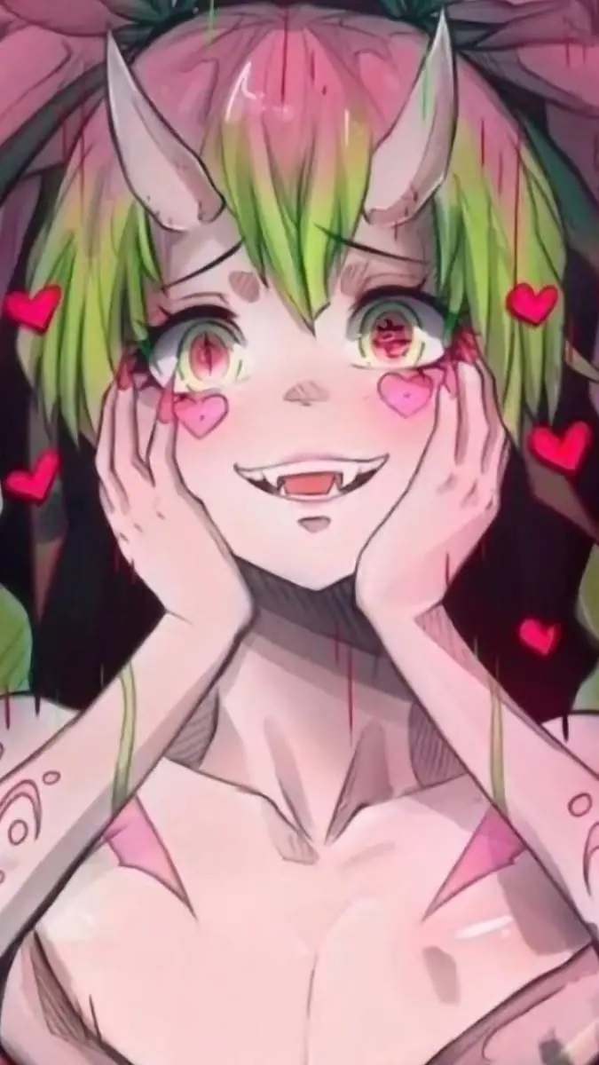 ai character: mitsuri demon background