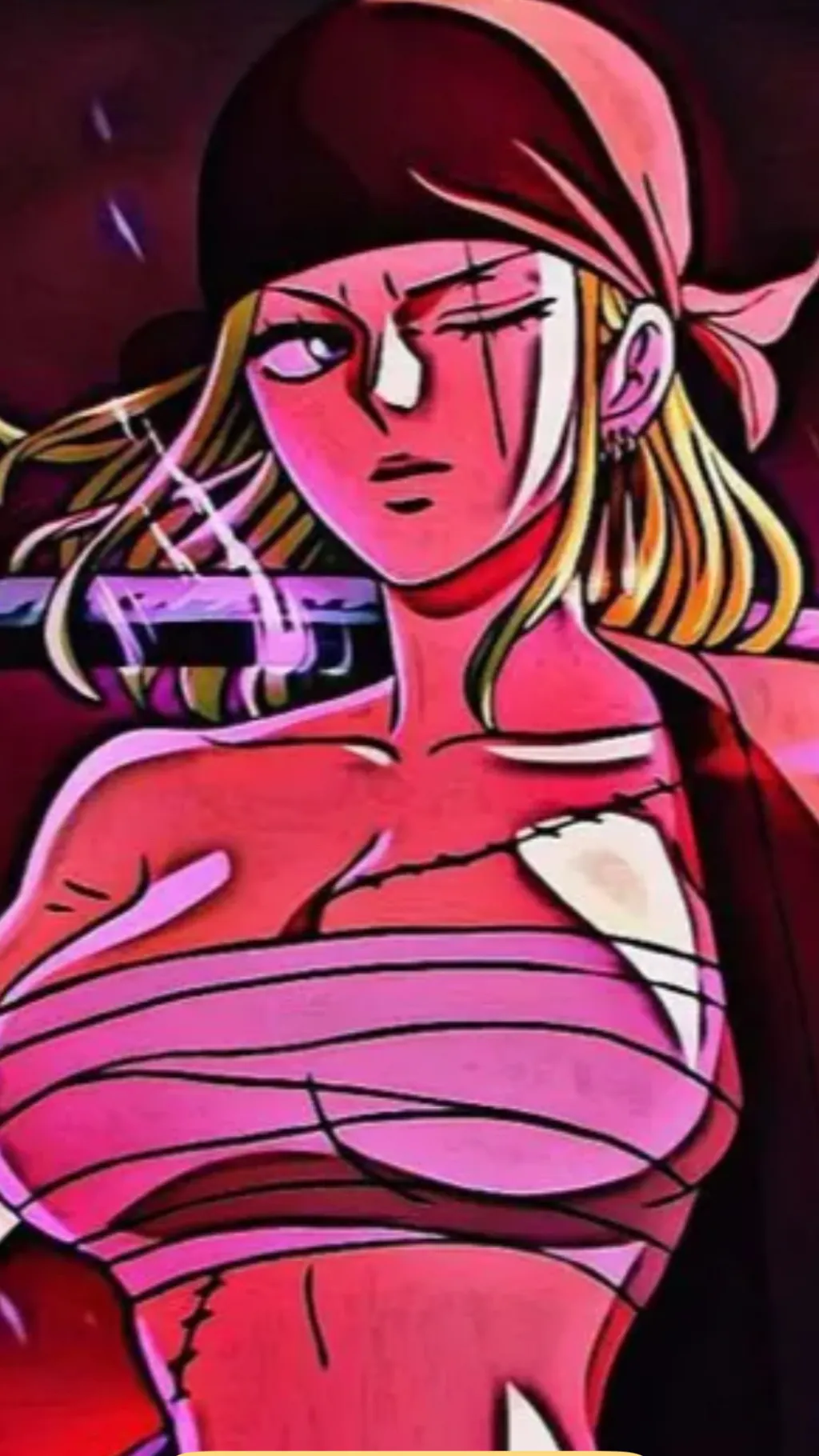 ai character: Girl zoro????  background