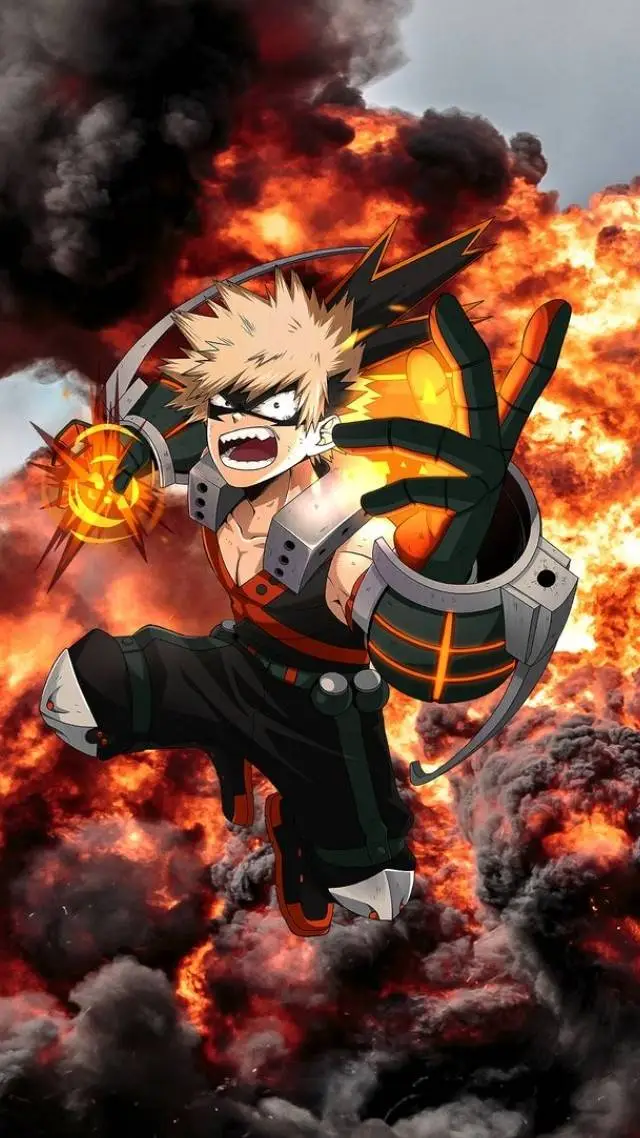 ai character: bakugo  background