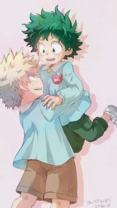 ai character: bakudeku enfants  background
