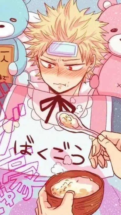 ai character: bakugo malade  background