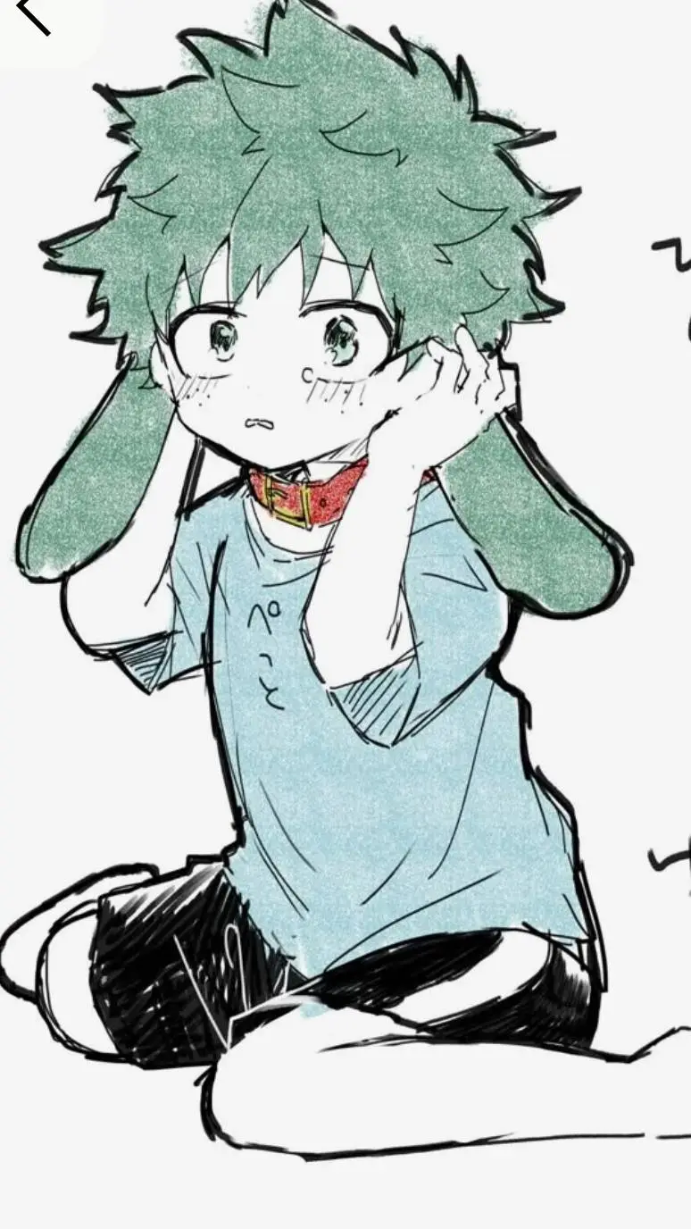 ai character: deku lapin  background