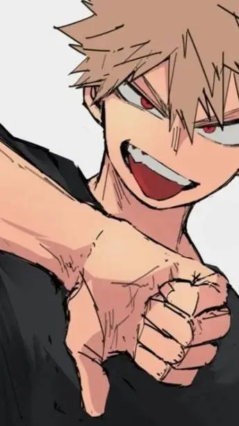 ai character: bakugo therian  background