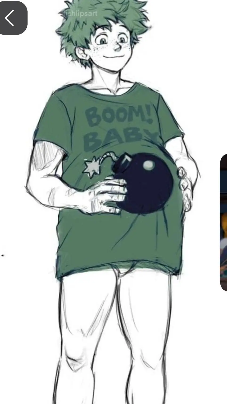ai character: bakudeku  background