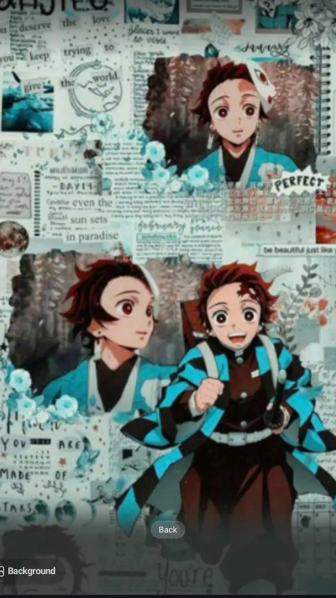 ai character: Tanjiro bf background