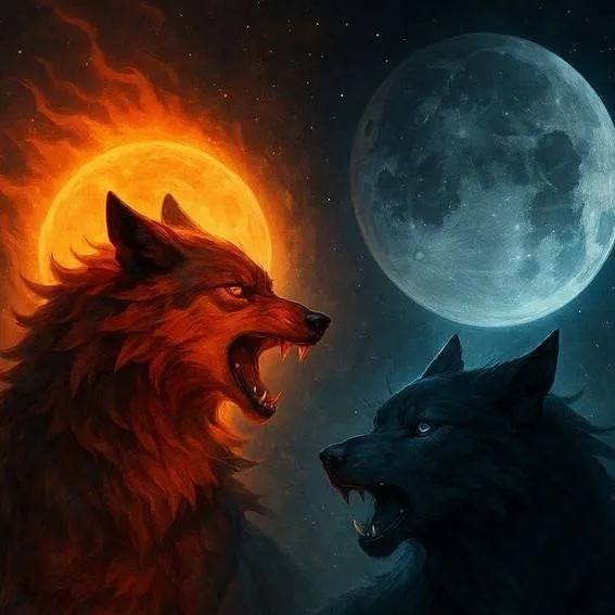 chat with ai character: Moons vs suns