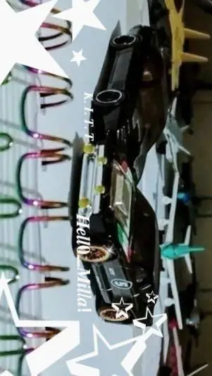 ai character: Milla with KITT~★ background