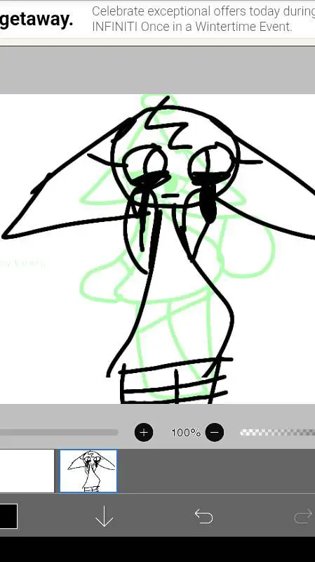 ai character: crying  background