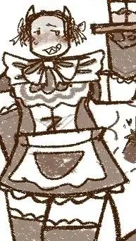 ai character: Cherry background