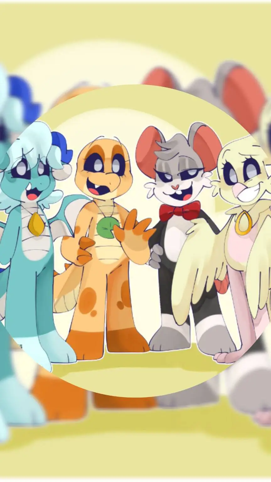 ai character: daydream critters  background
