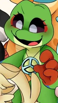 ai character: sticky licky  background