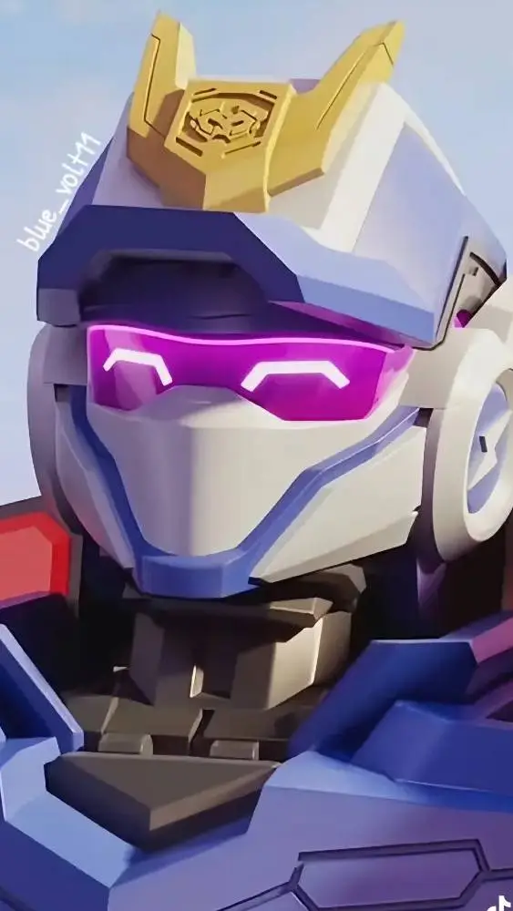 ai character: blue cop background