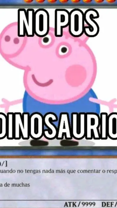 ai character: George pig  background