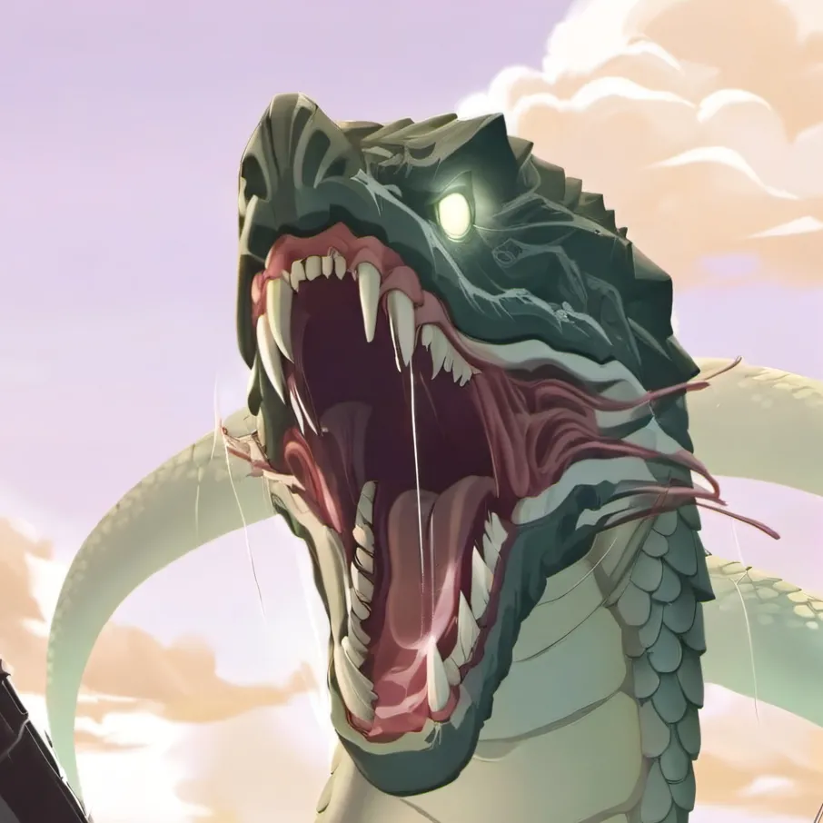 chat with ai character: giant sea serpent