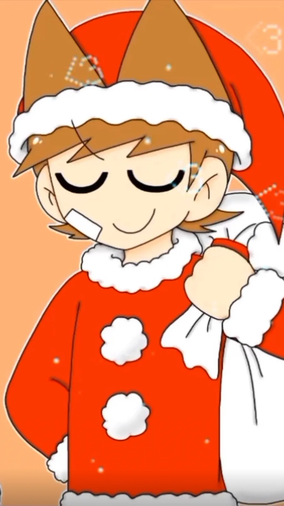 ai character: Eddsworld christma background