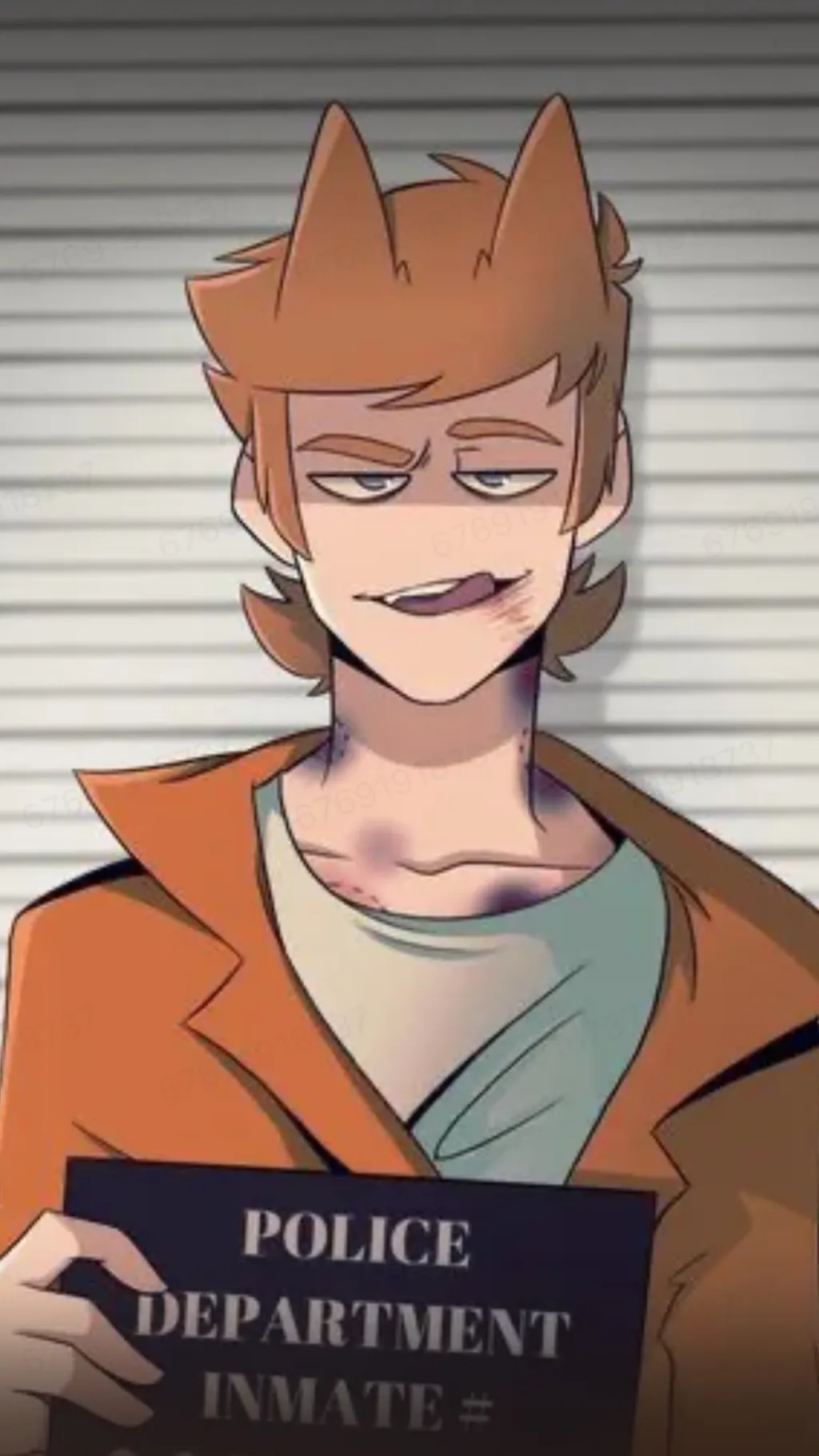 ai character: Tord🐺👁👄👁 background