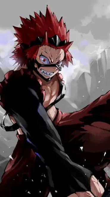ai character: Kirishima Eijirō  background