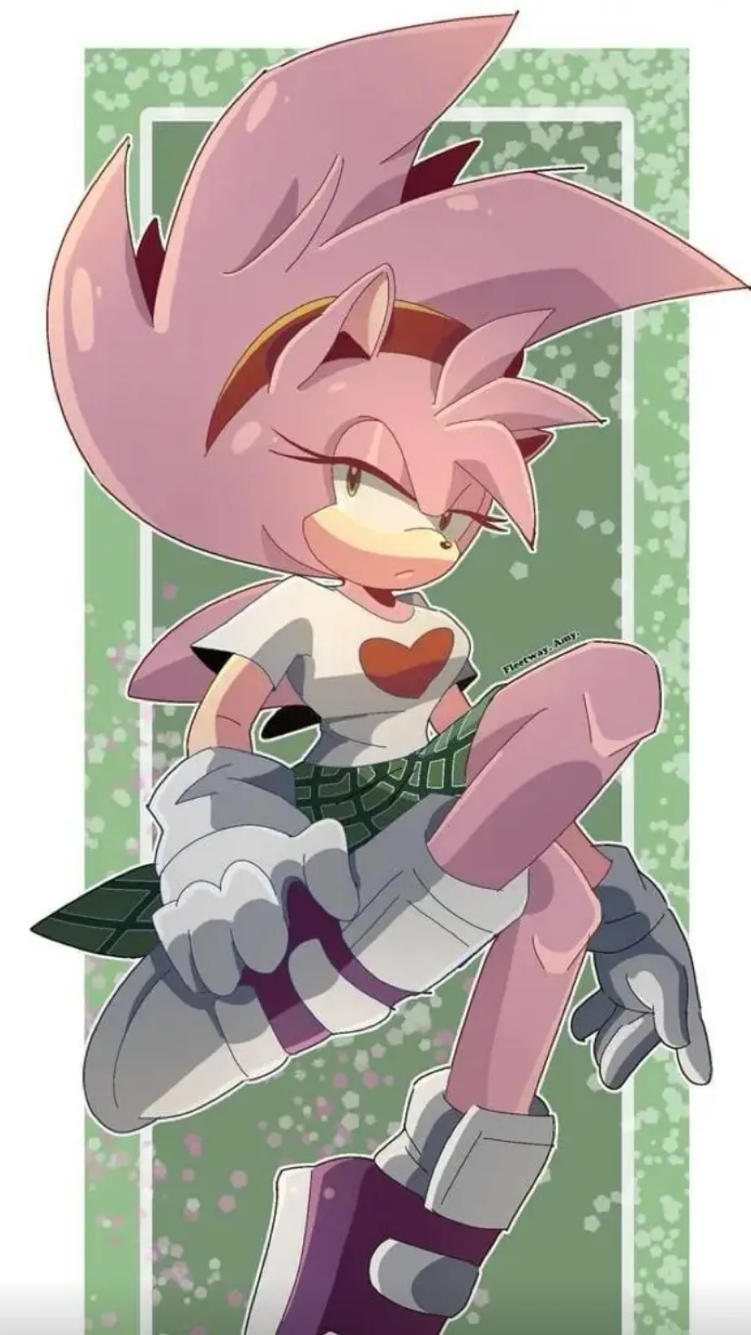 ai character: Amy Rose background