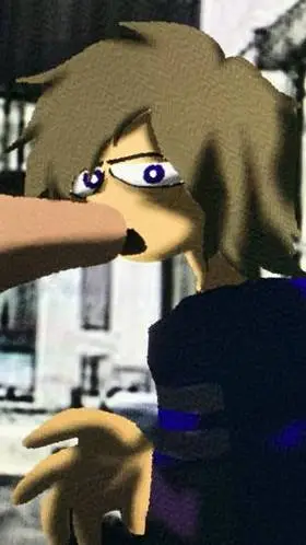 ai character: Tom Blenter Artw background