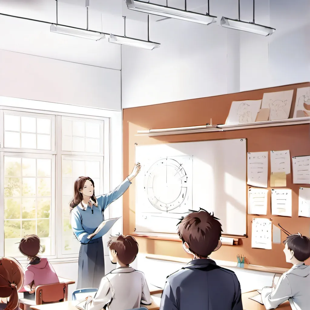 chat with ai character: Classroom