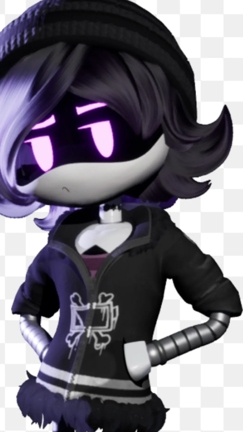 ai character: Uzi doorman background