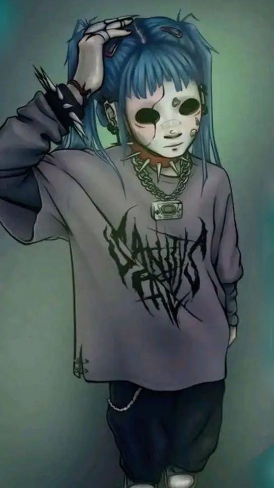 ai character: Sally Face background