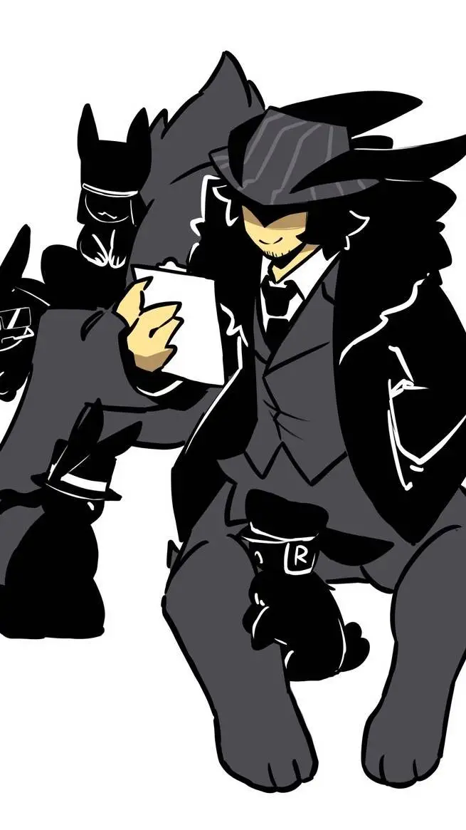 ai character: Half-rabbit Maf background