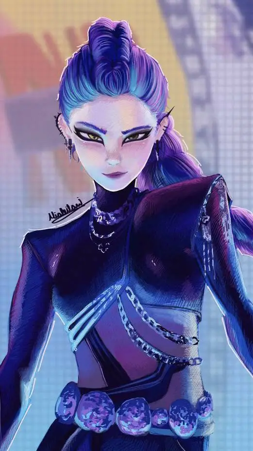 ai character: rumi loves u❤💗💗💓💞💞 background