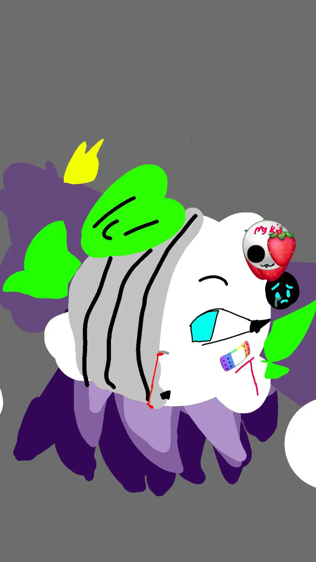 ai character: Crystal background