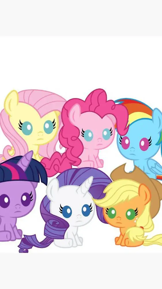 ai character: mlp babys👶🏻 background