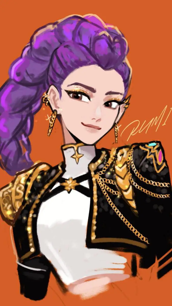 ai character: Rumi💜 background