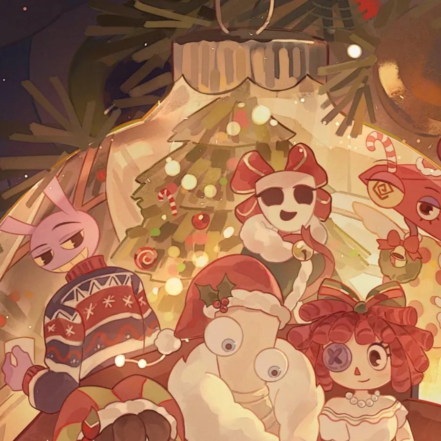 chat with ai character: Tadc but Christmas